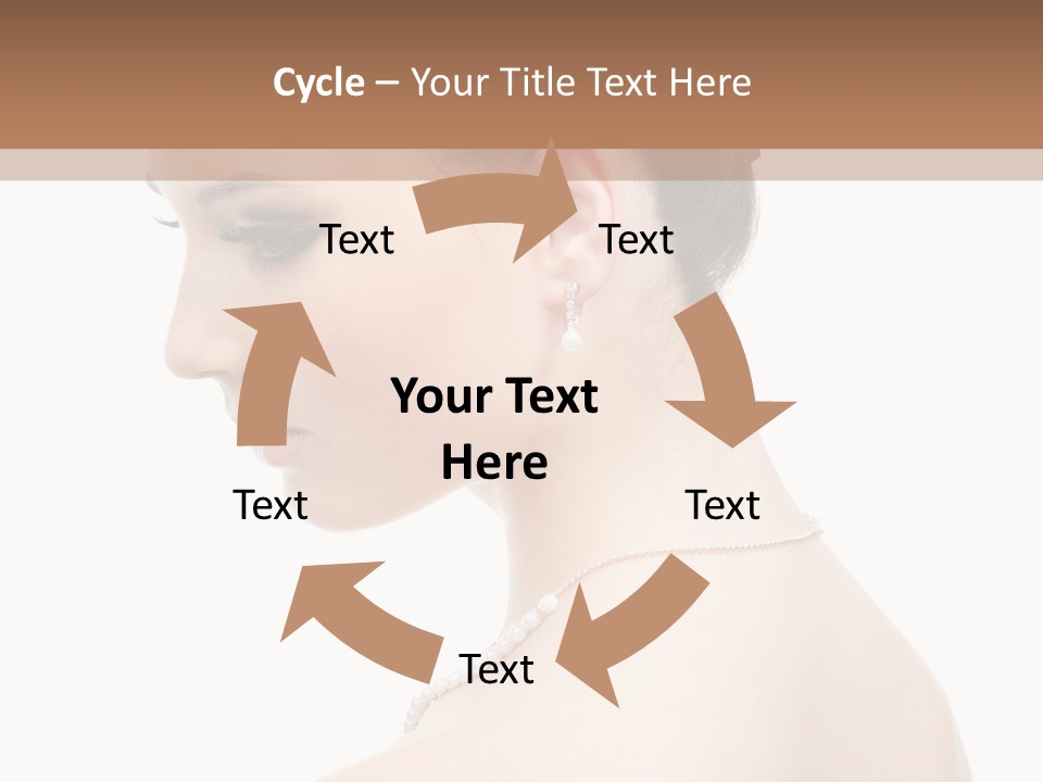 Attractive Girl Makeup PowerPoint Template