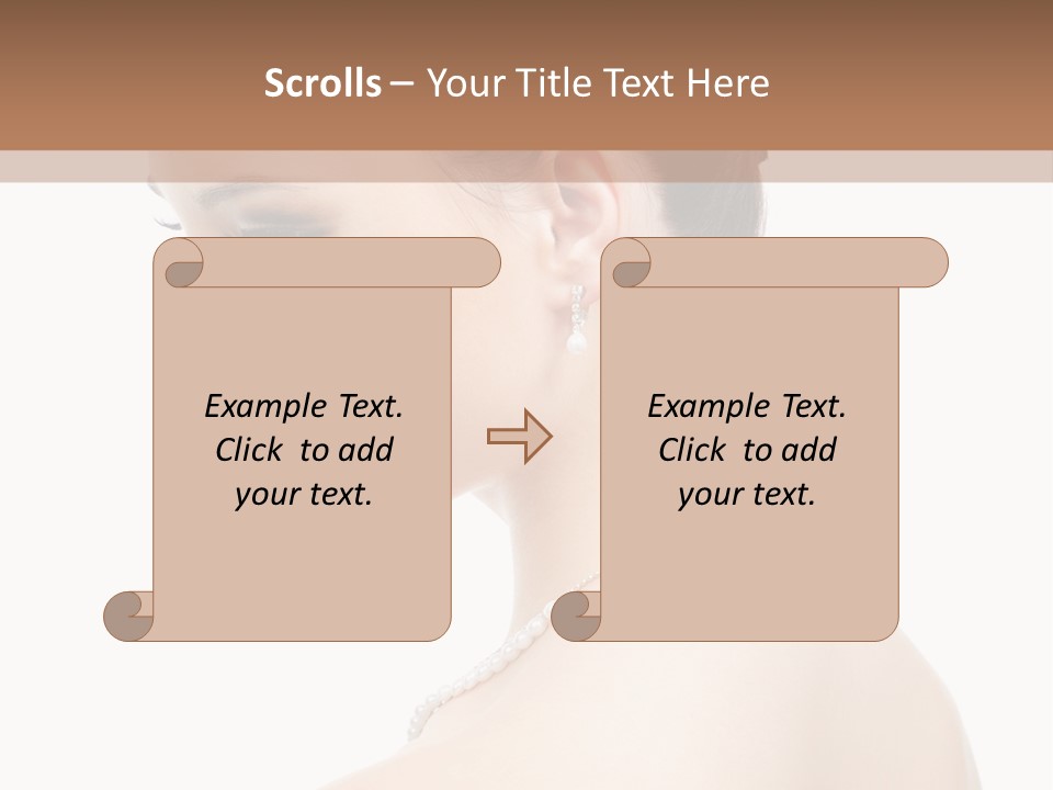 Attractive Girl Makeup PowerPoint Template