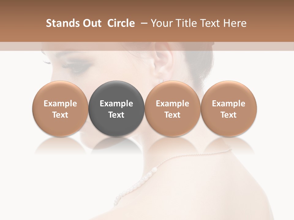 Attractive Girl Makeup PowerPoint Template