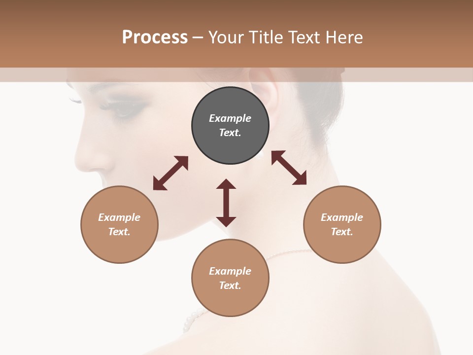 Attractive Girl Makeup PowerPoint Template