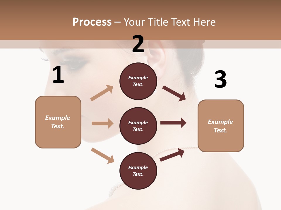 Attractive Girl Makeup PowerPoint Template
