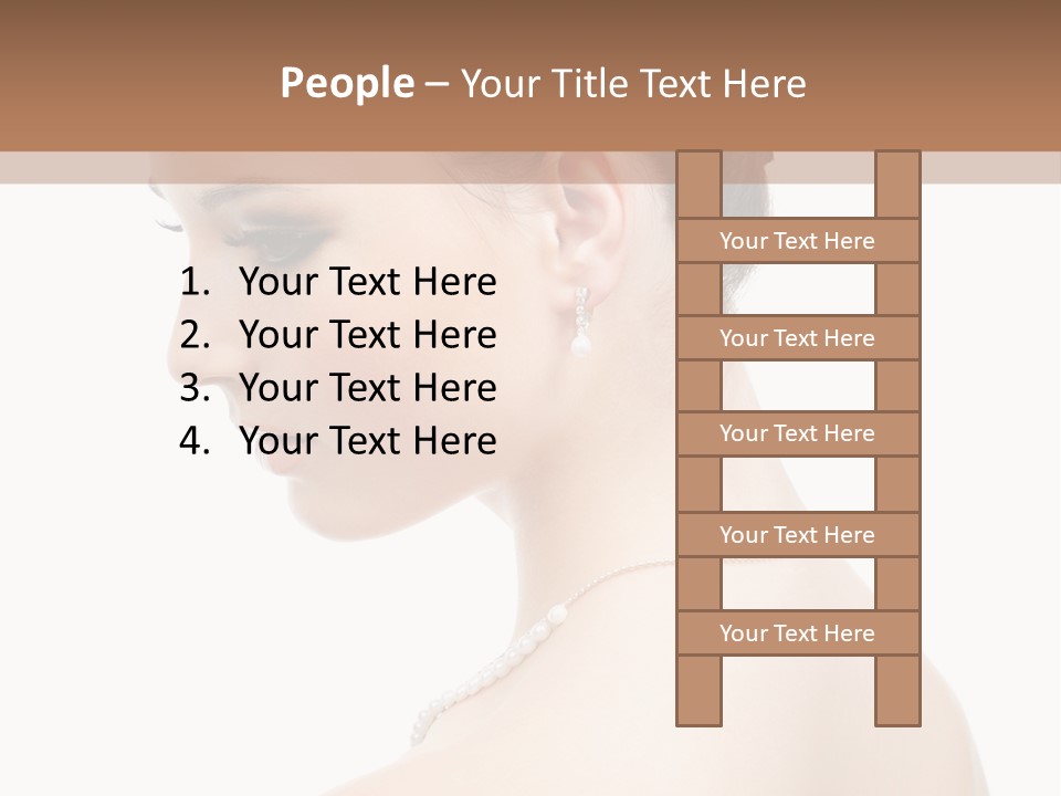 Attractive Girl Makeup PowerPoint Template