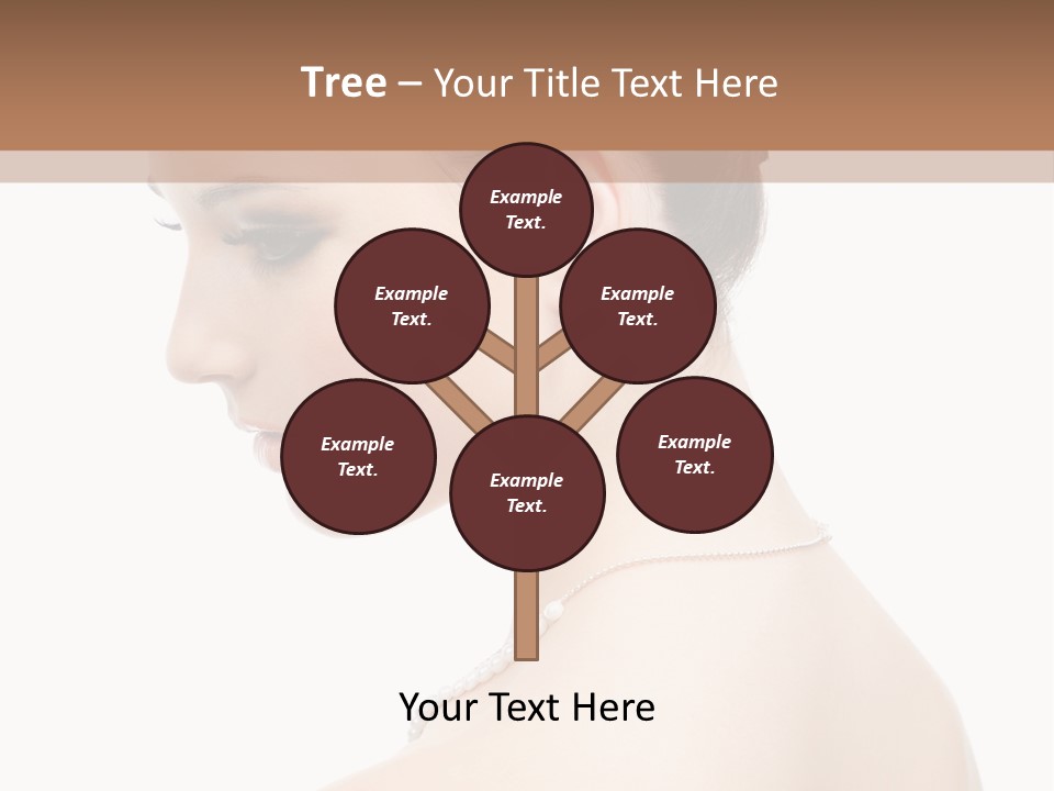 Attractive Girl Makeup PowerPoint Template