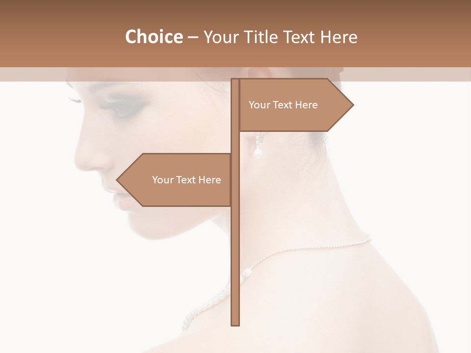 Attractive Girl Makeup PowerPoint Template