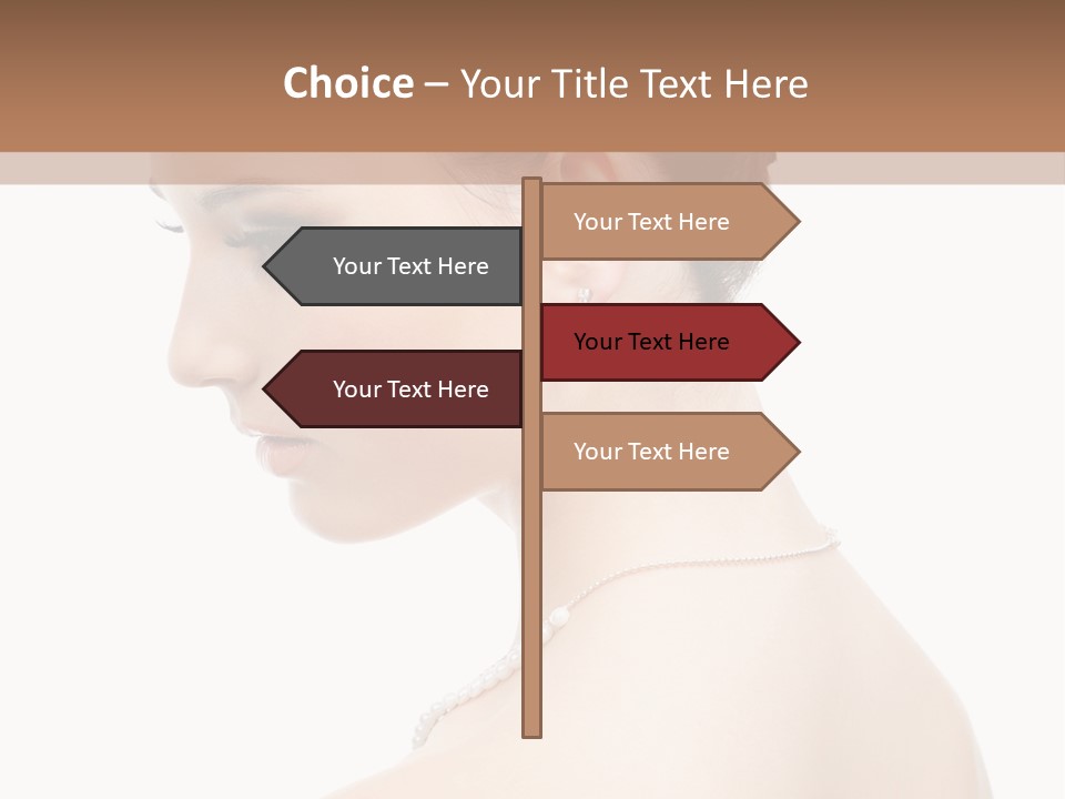 Attractive Girl Makeup PowerPoint Template