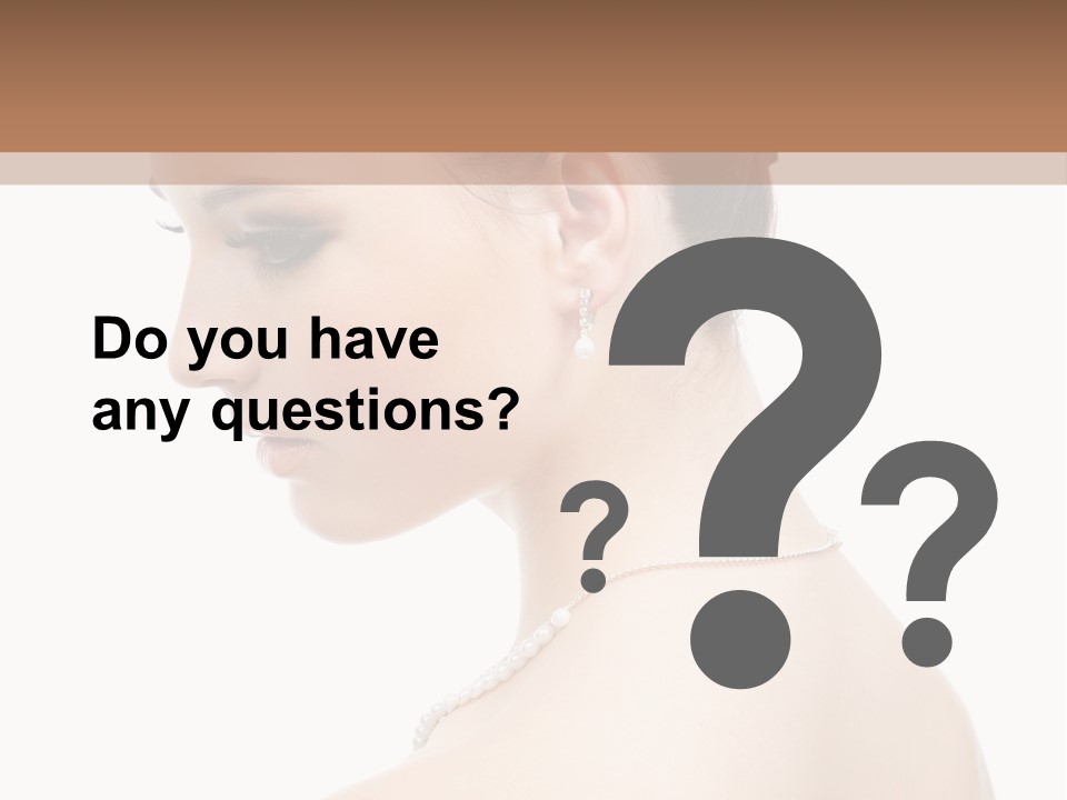 Attractive Girl Makeup PowerPoint Template