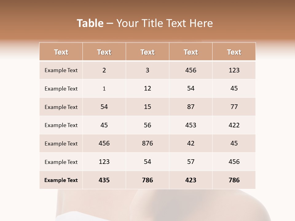 Hand Hair Skin PowerPoint Template