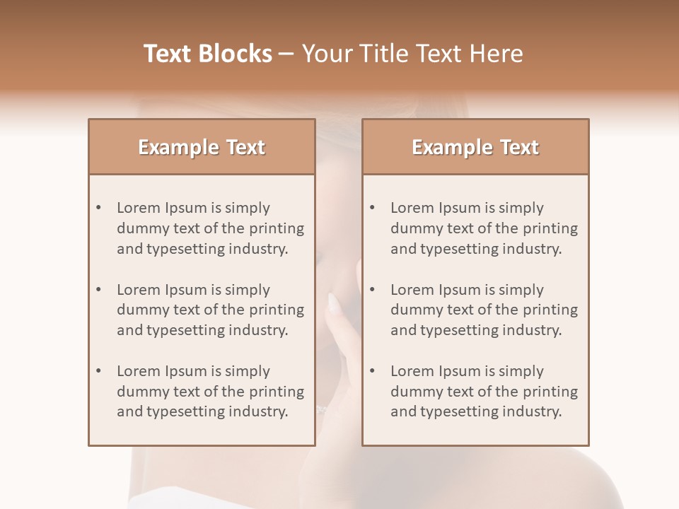 Hand Hair Skin PowerPoint Template