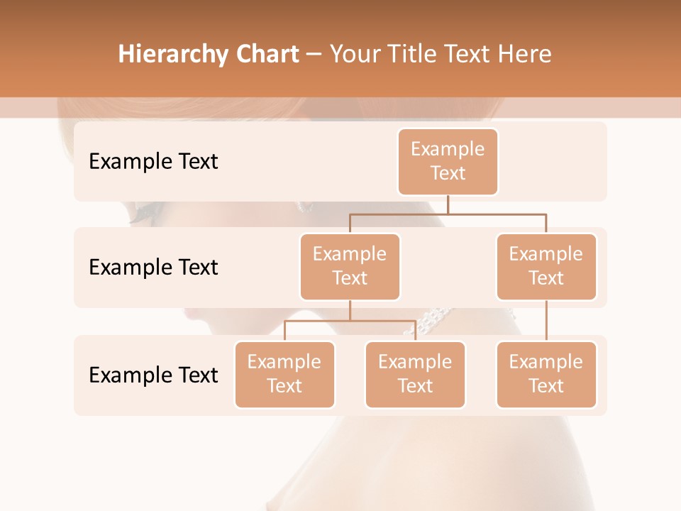 Fashion Caucasian Model PowerPoint Template