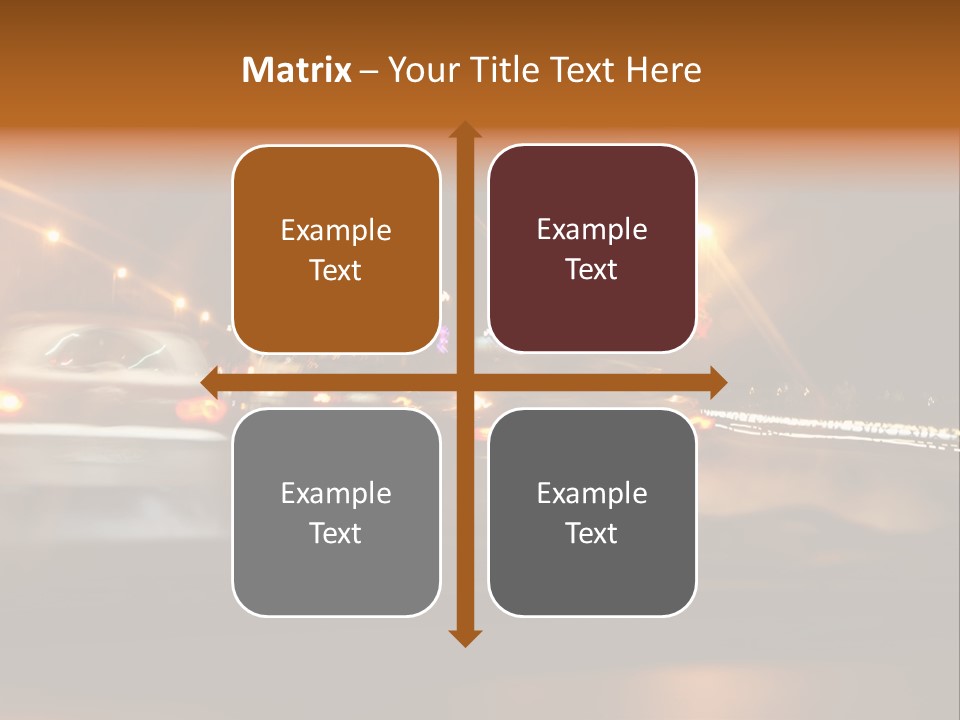 Speedy Automobile Curve PowerPoint Template