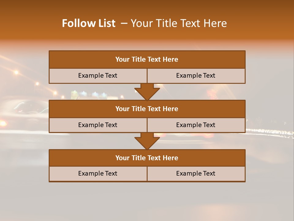 Speedy Automobile Curve PowerPoint Template