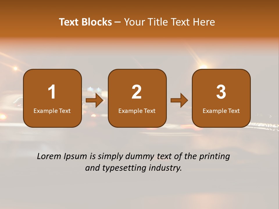 Speedy Automobile Curve PowerPoint Template