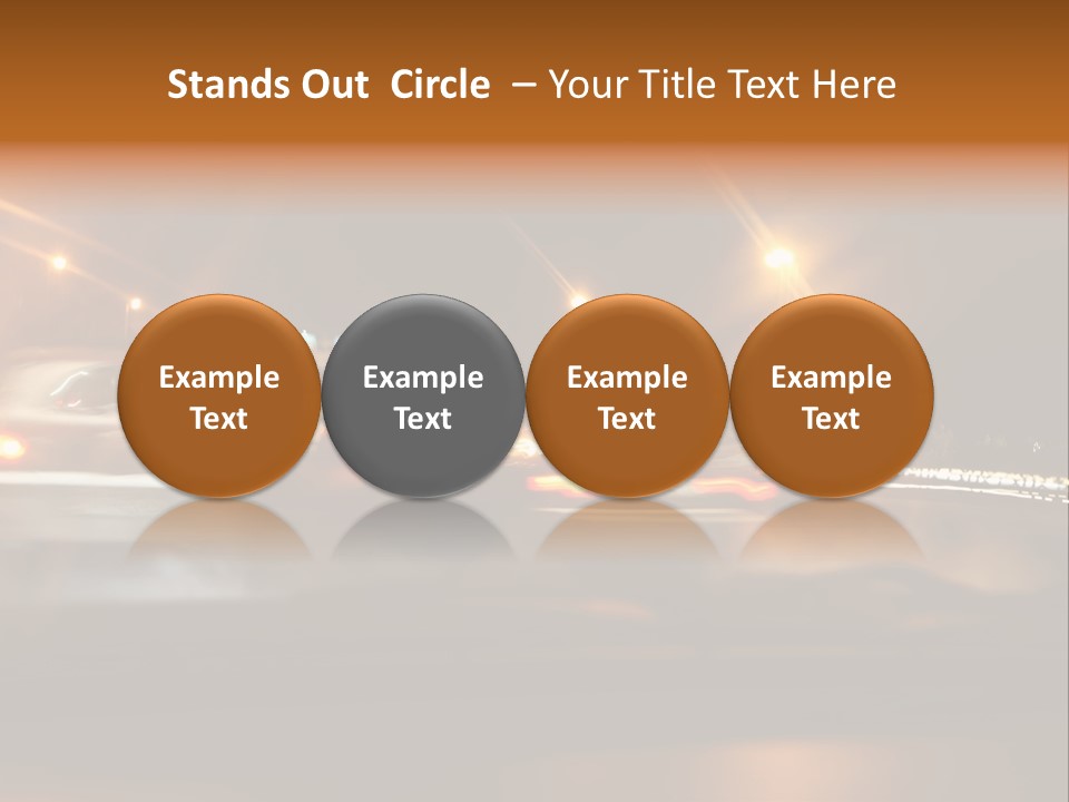 Speedy Automobile Curve PowerPoint Template