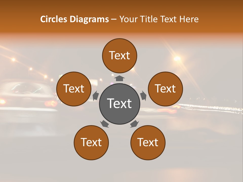 Speedy Automobile Curve PowerPoint Template