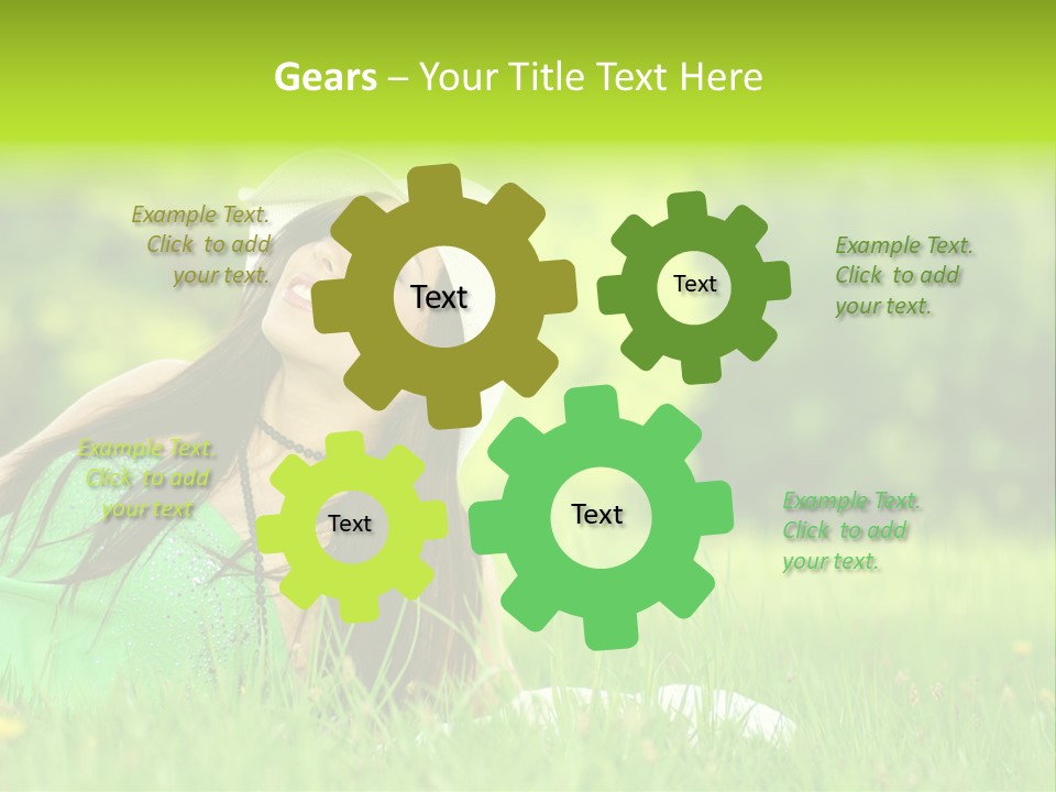 Expression Human Skin PowerPoint Template