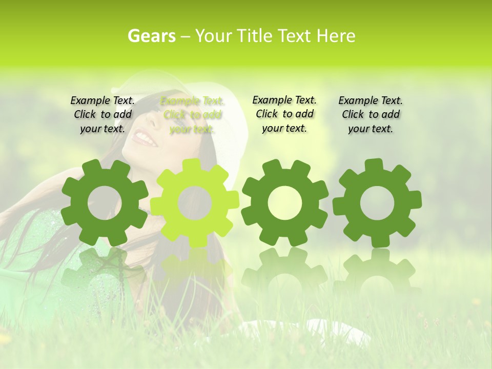 Expression Human Skin PowerPoint Template