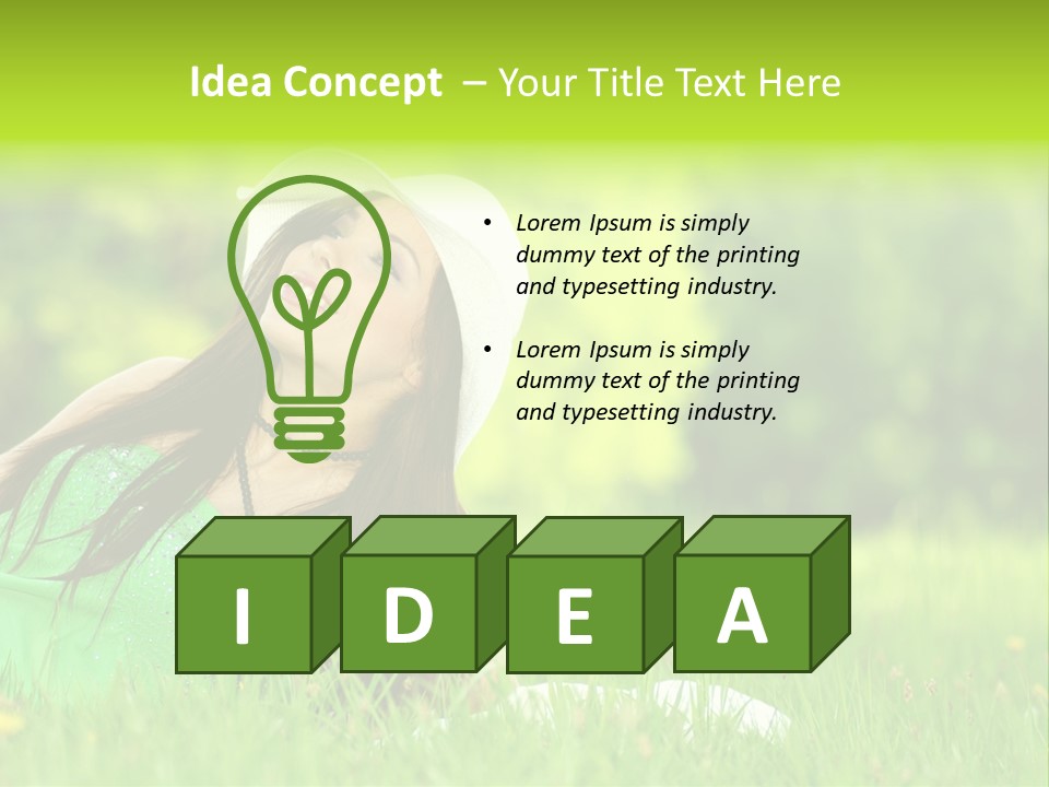 Expression Human Skin PowerPoint Template