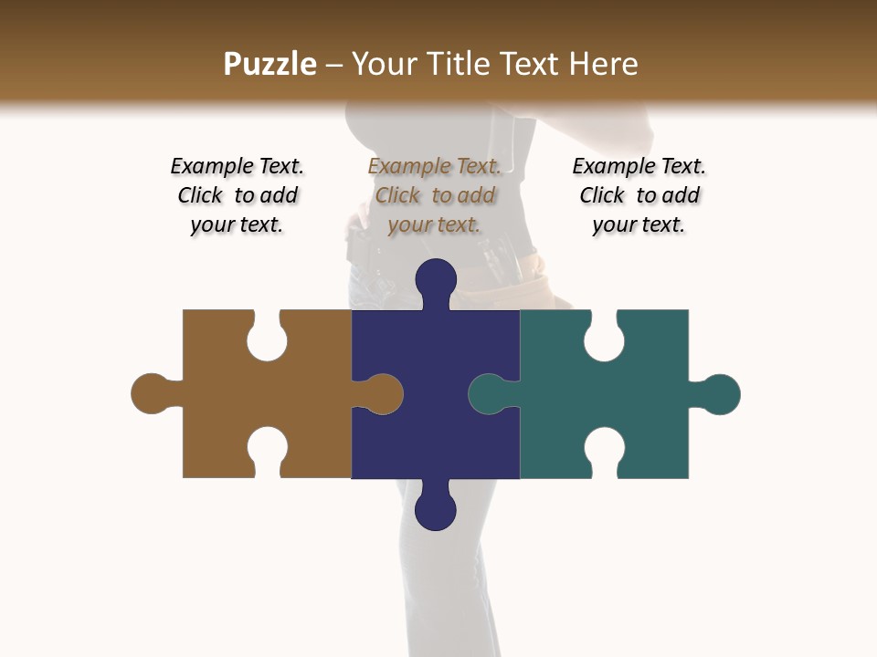 Girl Yellow Laborer PowerPoint Template