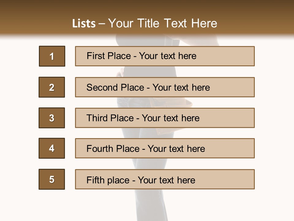 Girl Yellow Laborer PowerPoint Template