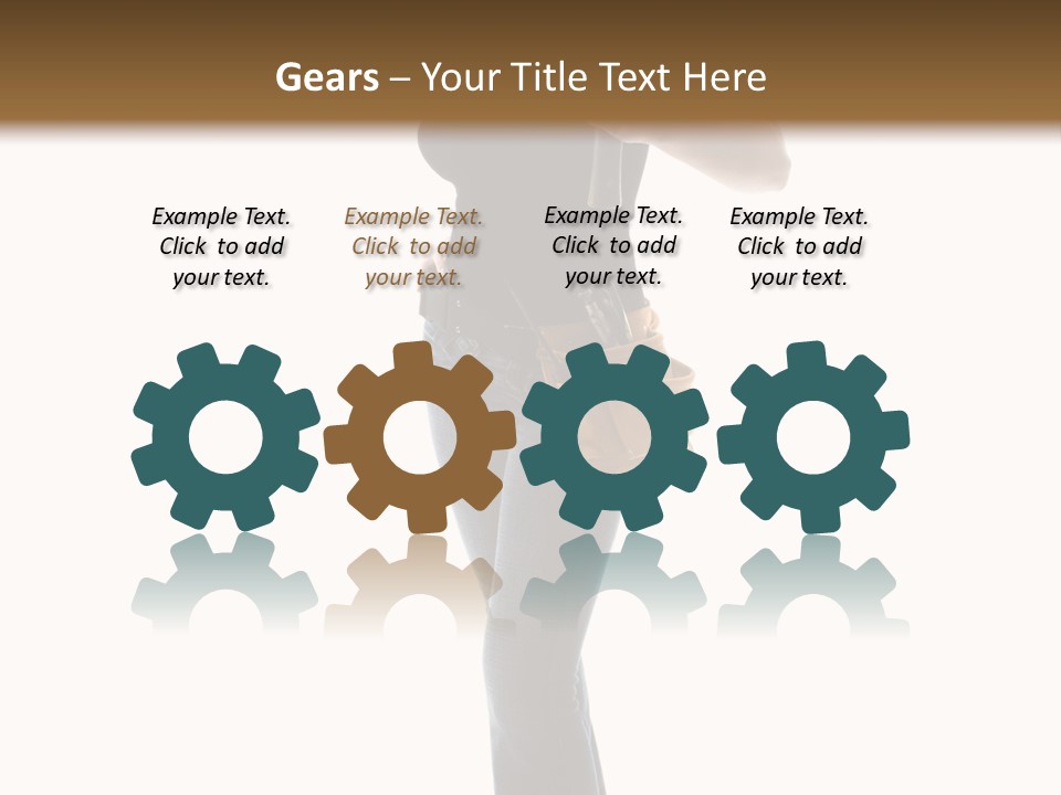 Girl Yellow Laborer PowerPoint Template