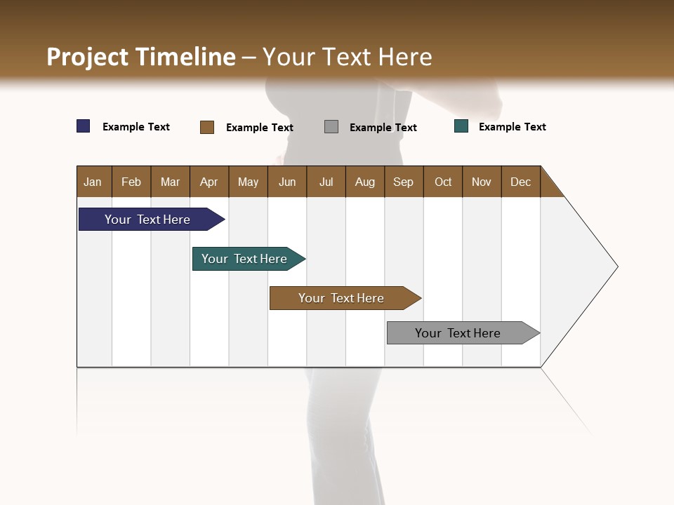 Girl Yellow Laborer PowerPoint Template