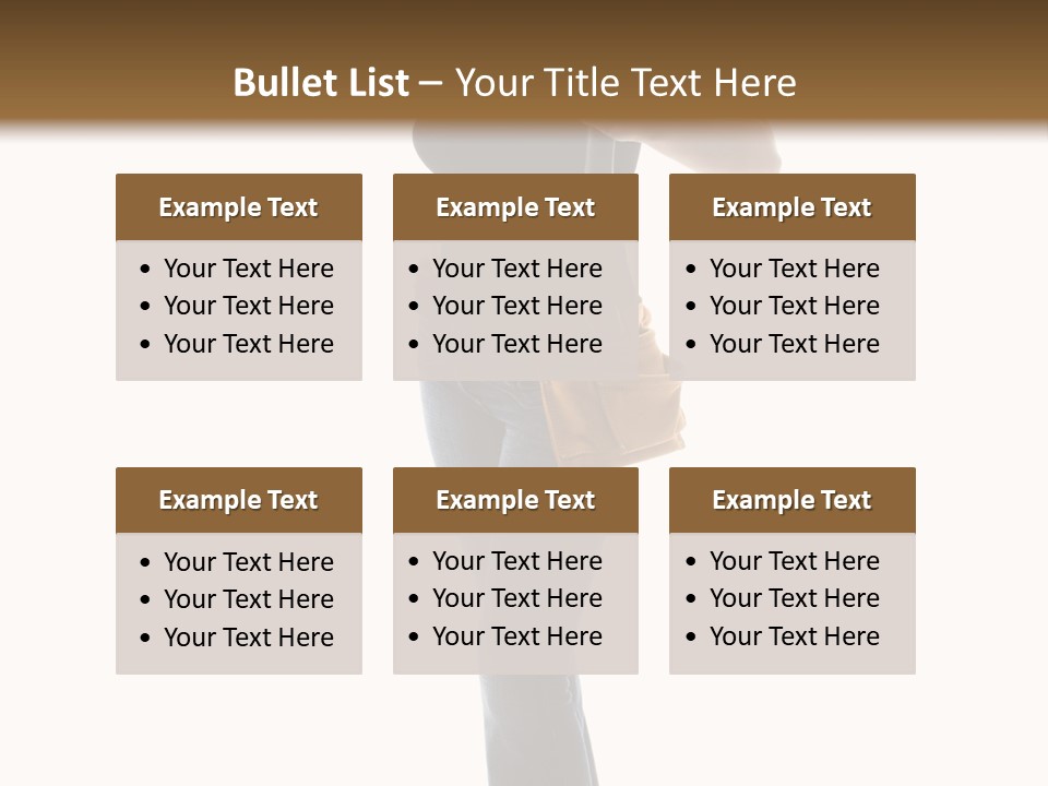 Girl Yellow Laborer PowerPoint Template