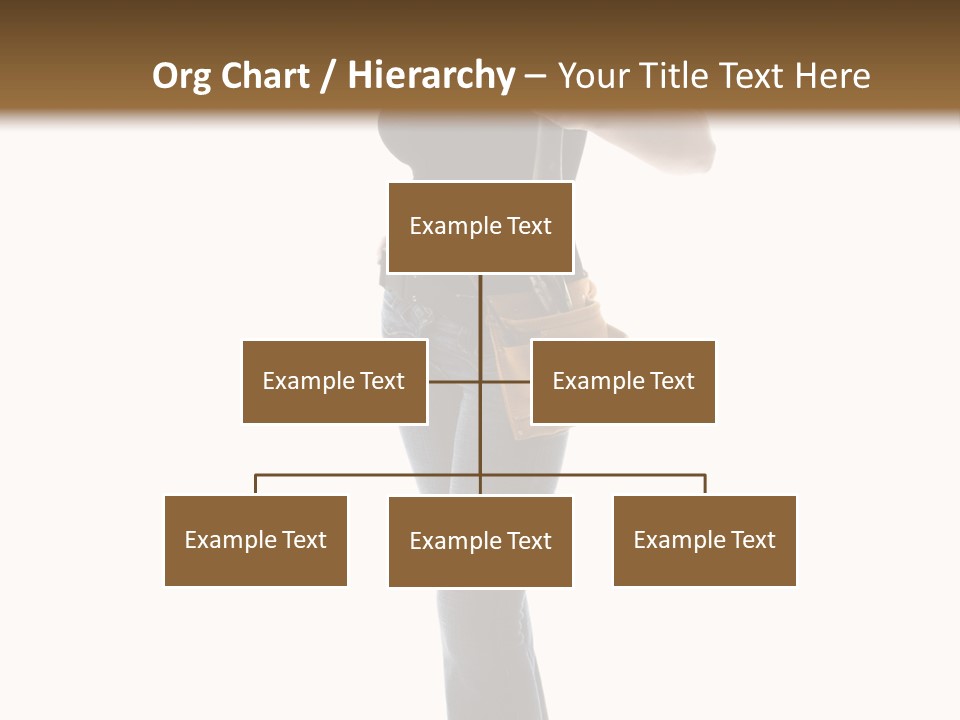 Girl Yellow Laborer PowerPoint Template