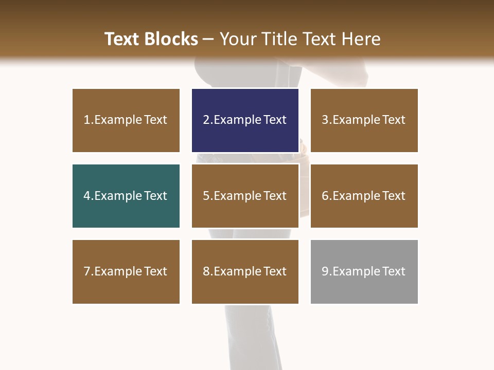 Girl Yellow Laborer PowerPoint Template