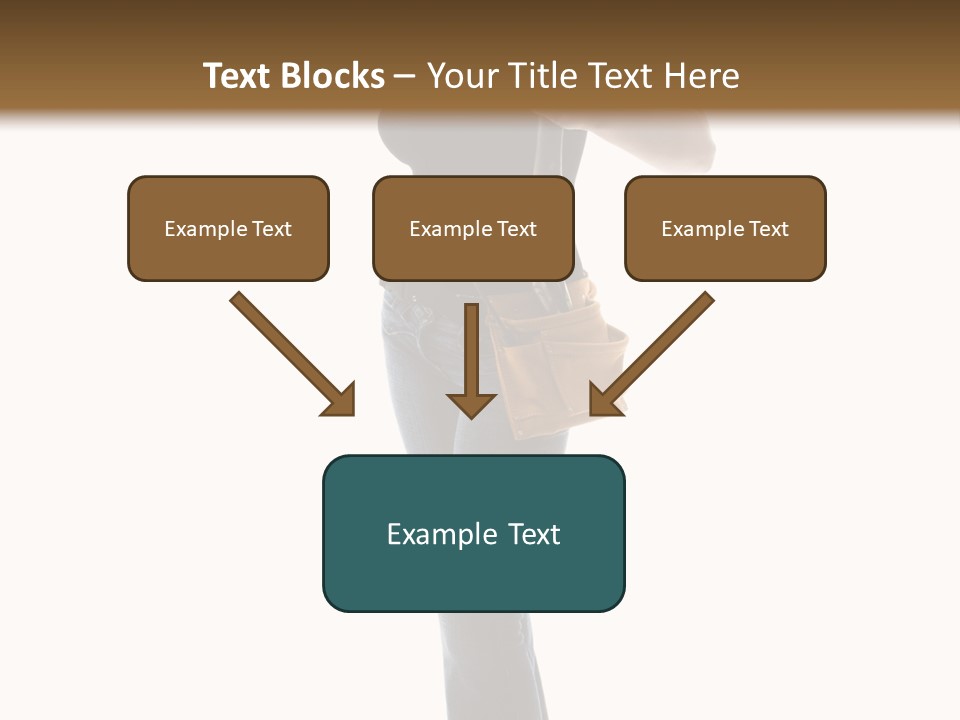 Girl Yellow Laborer PowerPoint Template