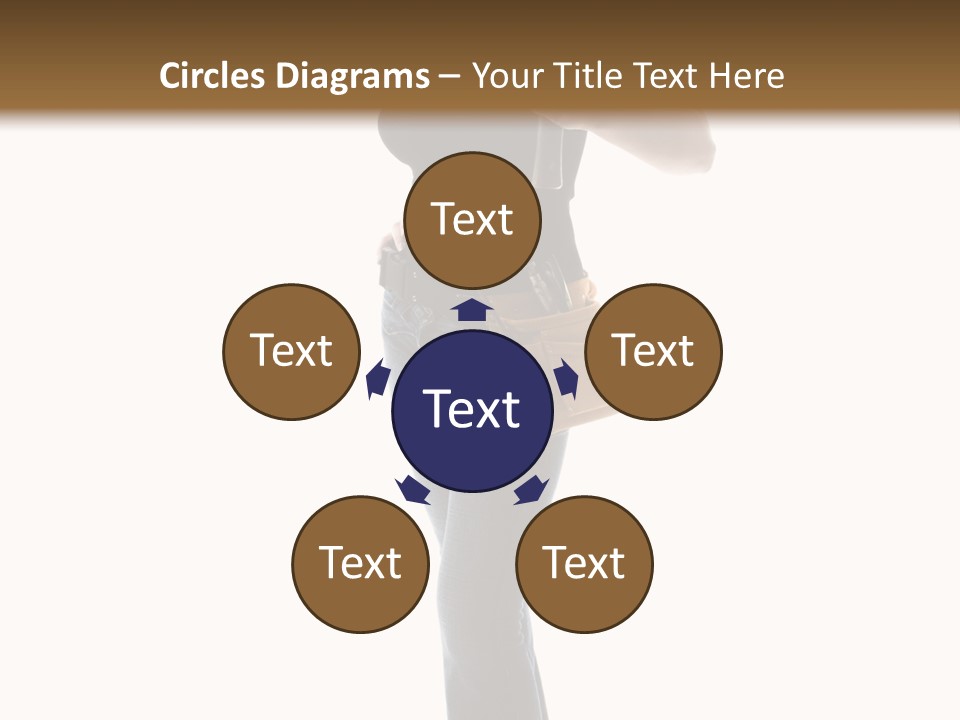 Girl Yellow Laborer PowerPoint Template