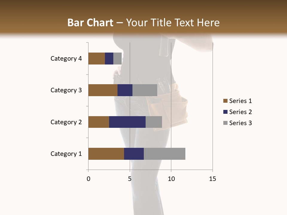 Girl Yellow Laborer PowerPoint Template