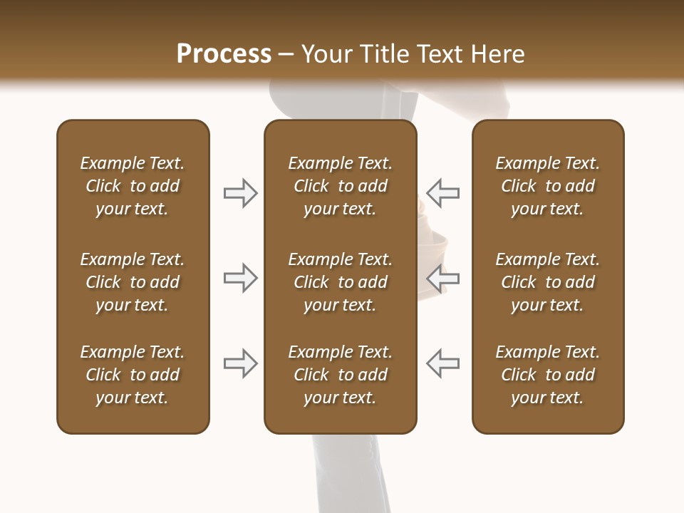 Girl Yellow Laborer PowerPoint Template