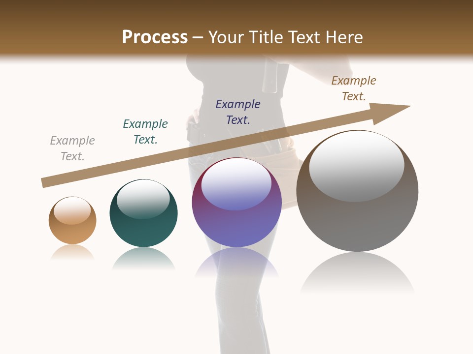 Girl Yellow Laborer PowerPoint Template