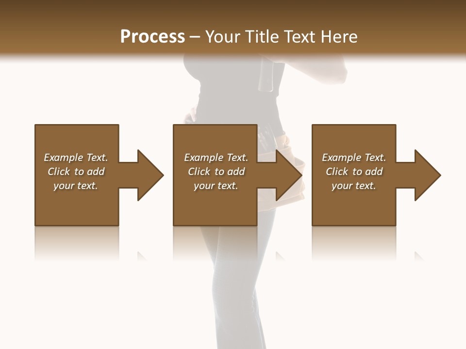 Girl Yellow Laborer PowerPoint Template