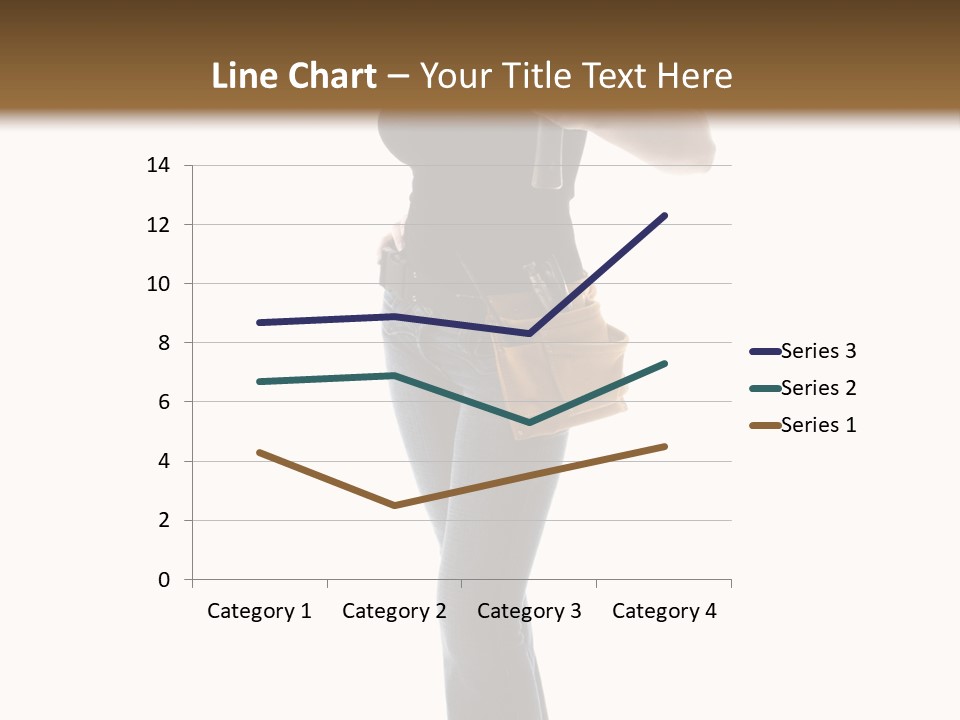 Girl Yellow Laborer PowerPoint Template