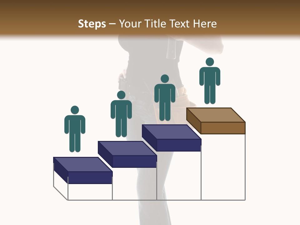 Girl Yellow Laborer PowerPoint Template