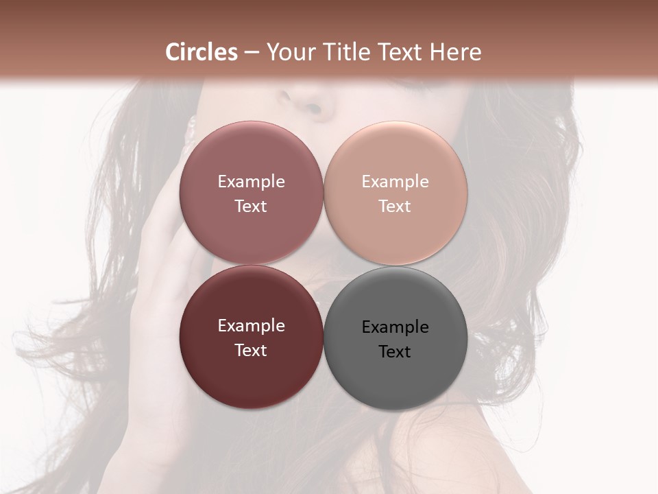 Clothes Ringlet Eye PowerPoint Template