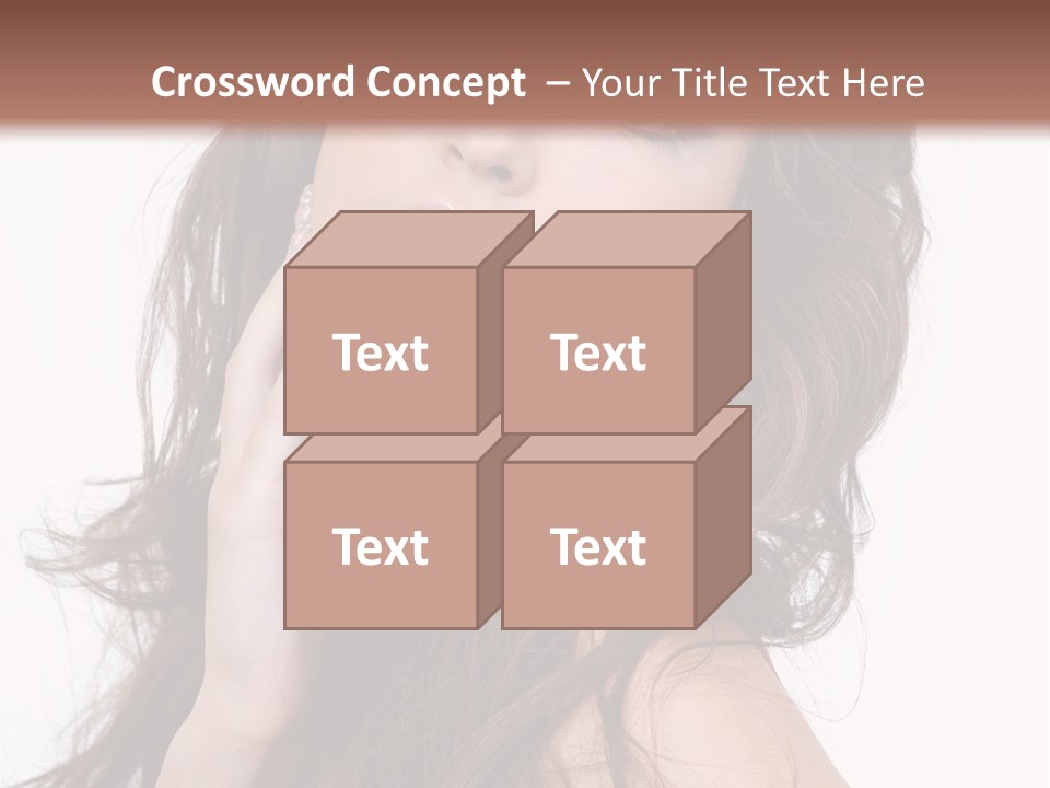 Clothes Ringlet Eye PowerPoint Template