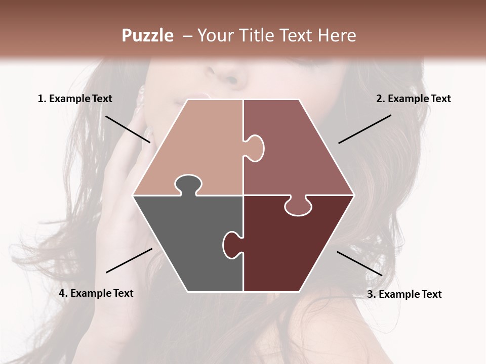 Clothes Ringlet Eye PowerPoint Template