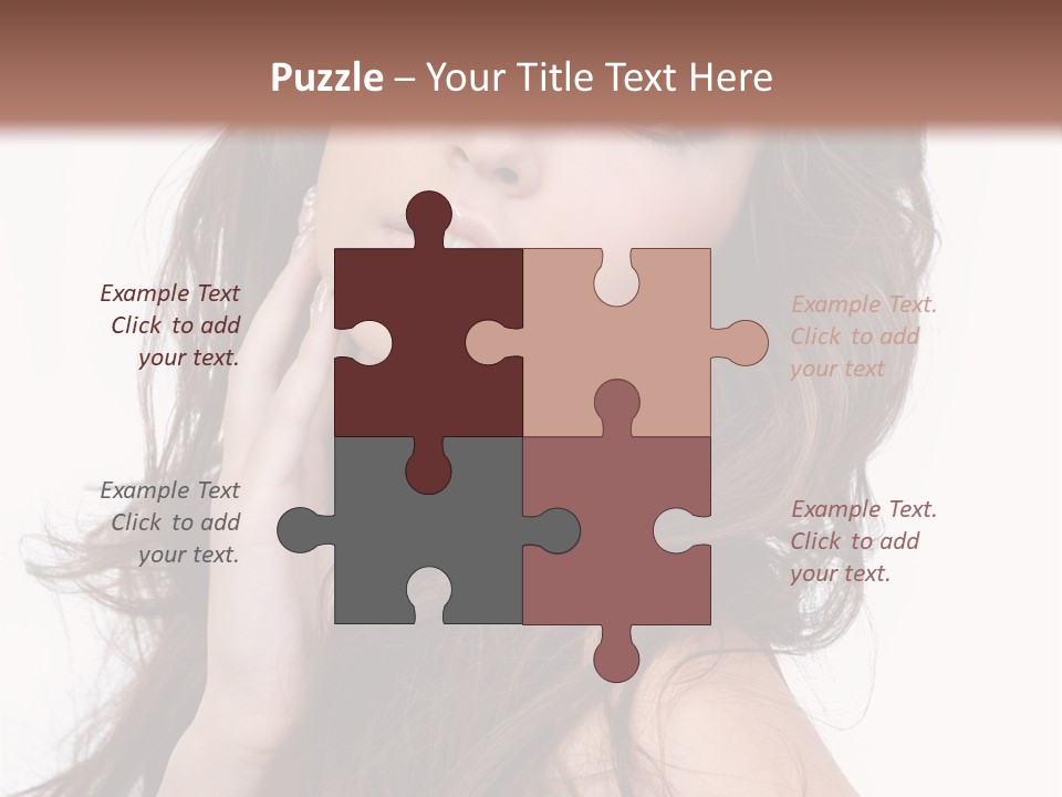 Clothes Ringlet Eye PowerPoint Template