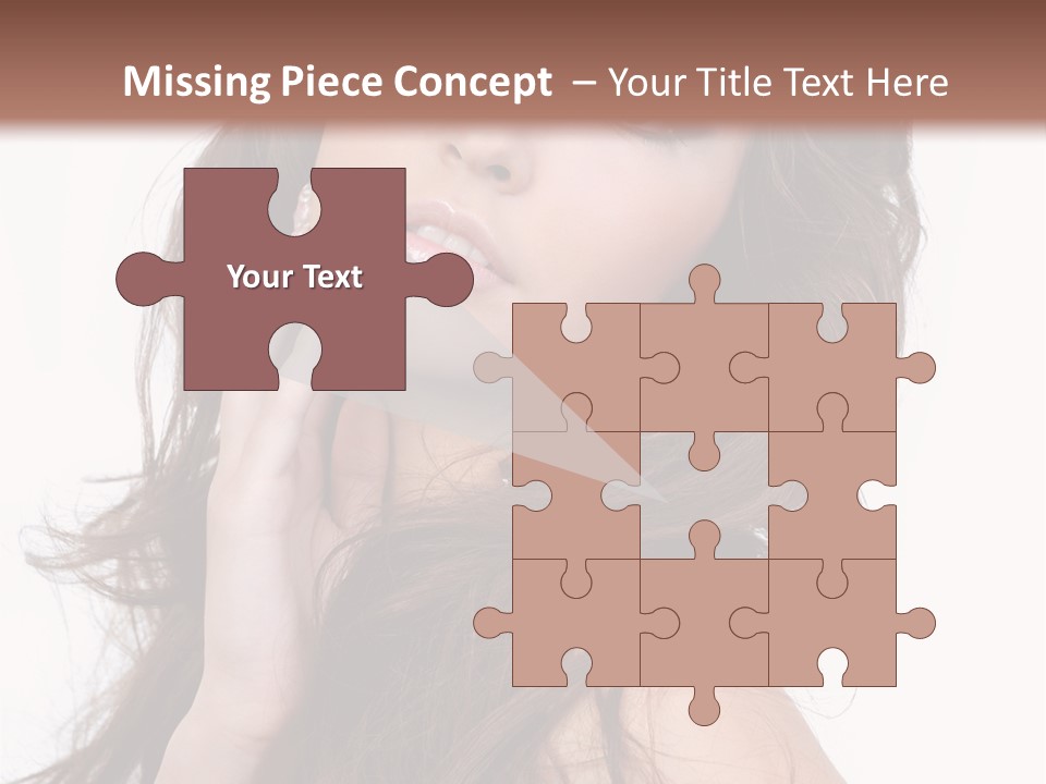 Clothes Ringlet Eye PowerPoint Template