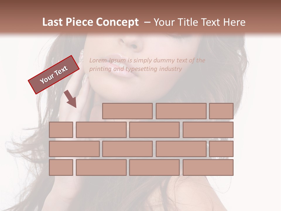 Clothes Ringlet Eye PowerPoint Template