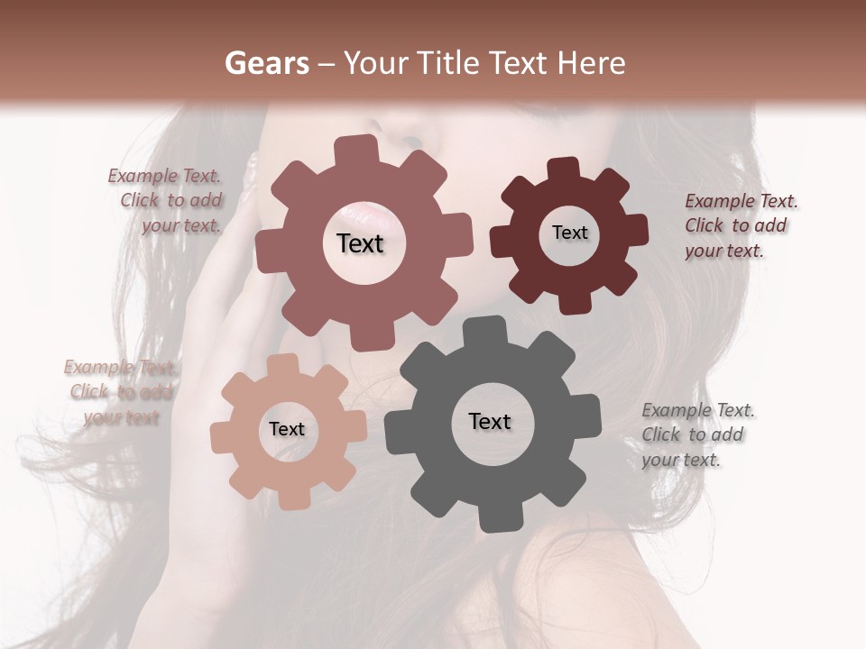 Clothes Ringlet Eye PowerPoint Template