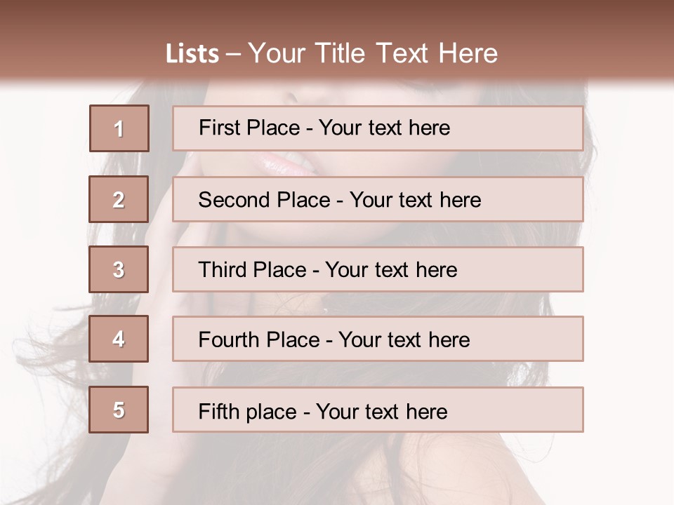 Clothes Ringlet Eye PowerPoint Template