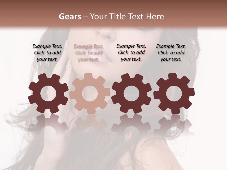 Clothes Ringlet Eye PowerPoint Template