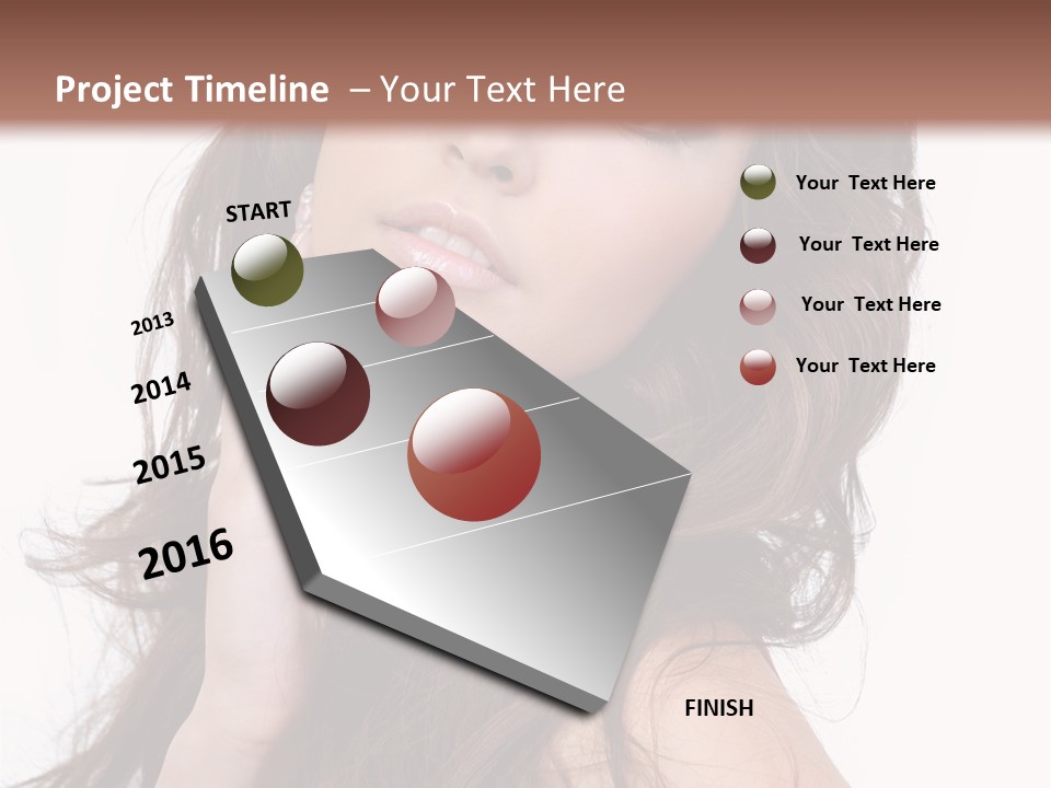 Clothes Ringlet Eye PowerPoint Template