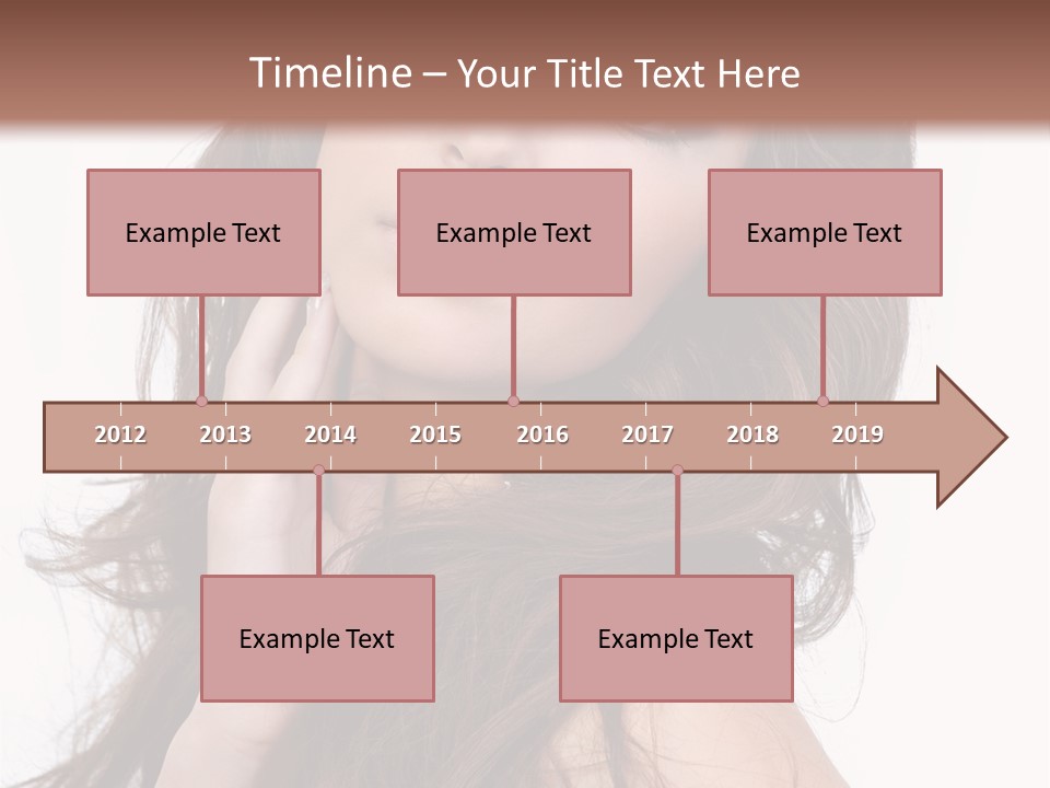 Clothes Ringlet Eye PowerPoint Template