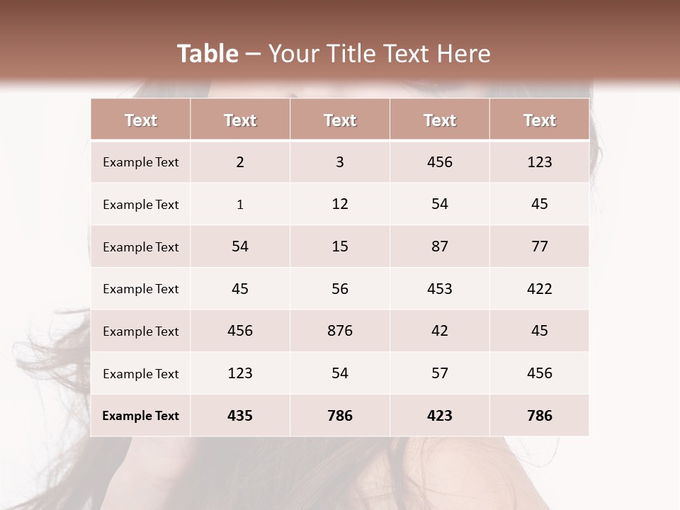 Clothes Ringlet Eye PowerPoint Template