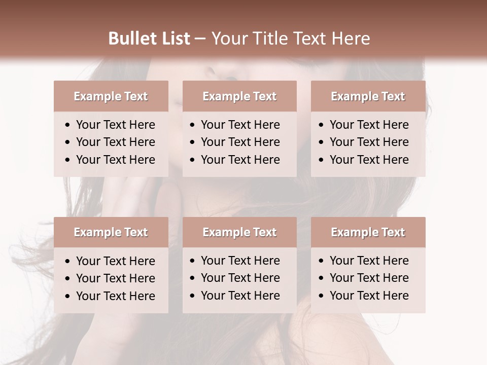 Clothes Ringlet Eye PowerPoint Template