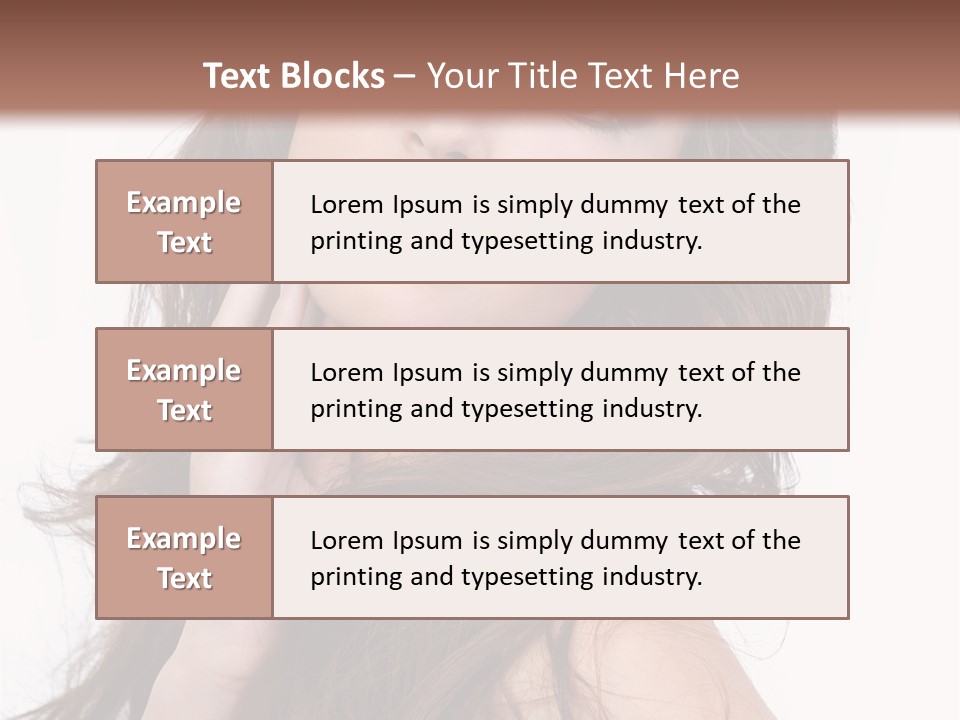 Clothes Ringlet Eye PowerPoint Template